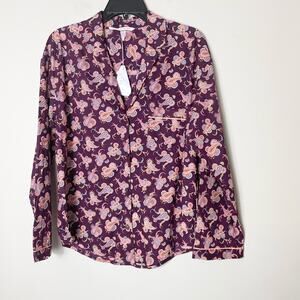 Victoria's Secret Purple Pajama Top